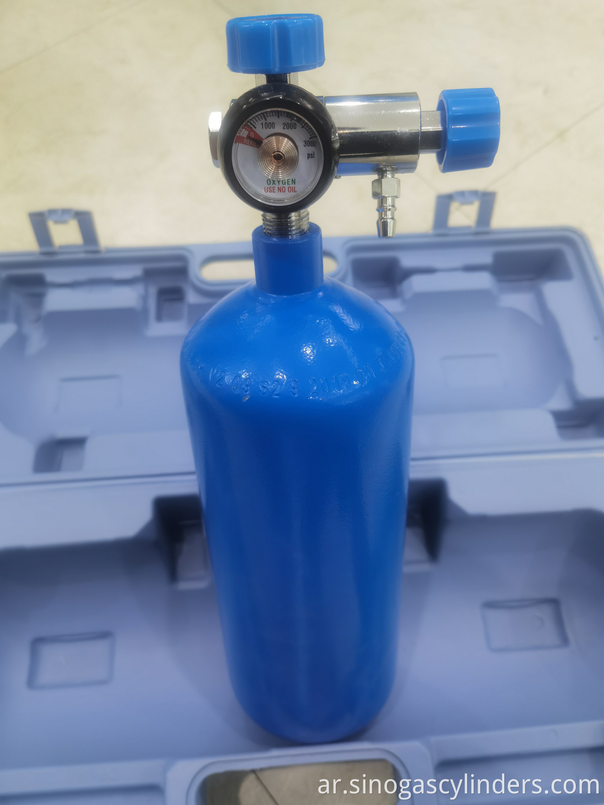 2L Portable Steel Oxygen Cylinder